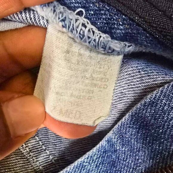 Vintage Lee Jeans 90s High Rise Tapered Denim Women's Size 7 Medium Wash - Picture 7 of 9